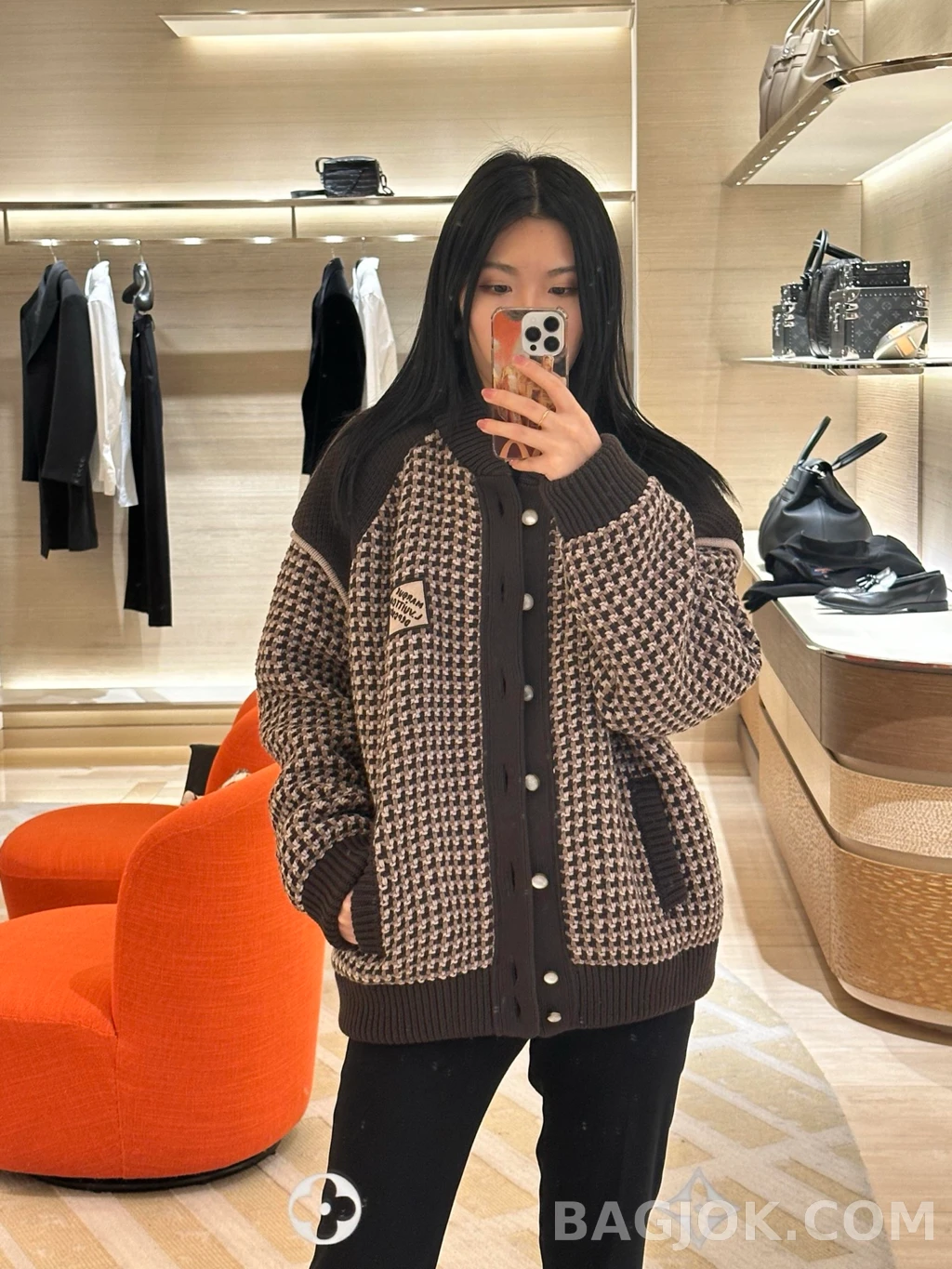 루이비통 루이비통 하운드투스 니트 블루종 상세 이미지