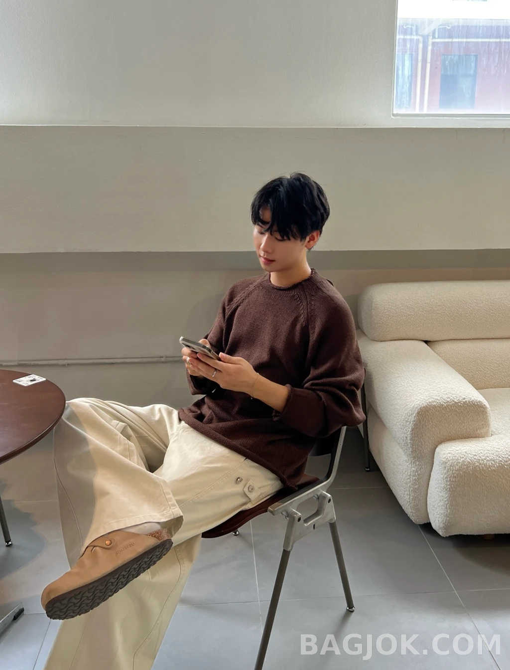 보테가베네타 보테가베네타 크루넥 니트 상세 이미지
