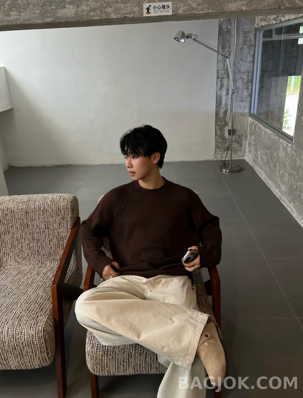 보테가베네타 보테가베네타 크루넥 니트 상세 이미지