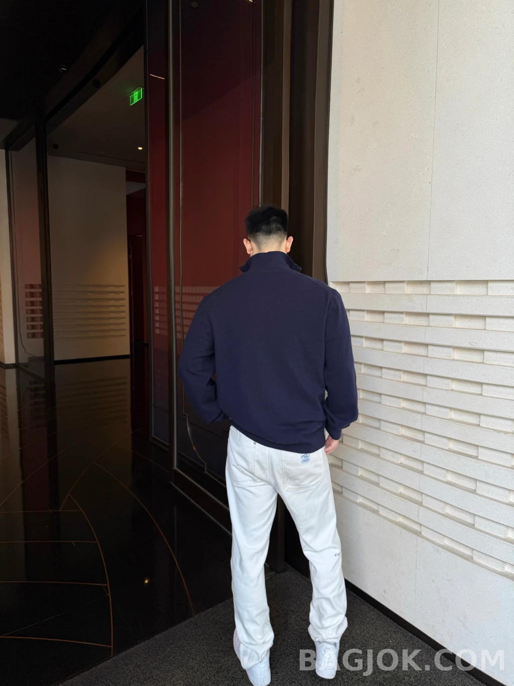 버버리 버버리 하프집업 니트 스웨터 상세 이미지