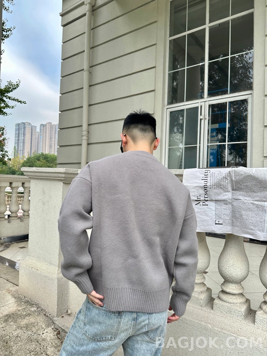아미 아미 드 쾨르 니트 하트 자카드 니트 상세 이미지
