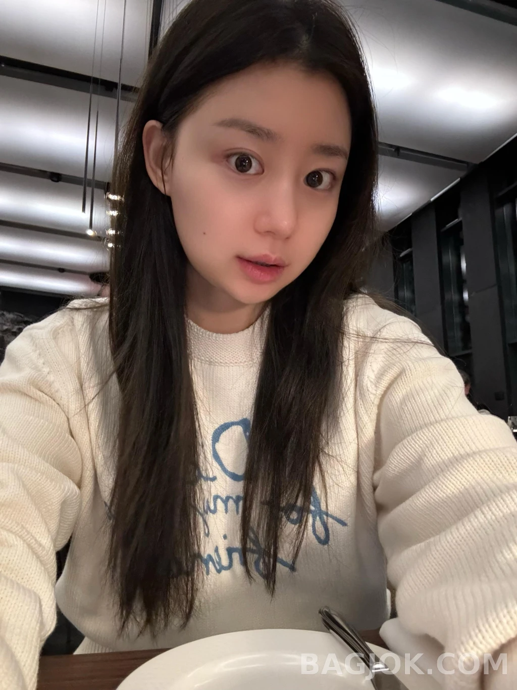 디올 디올 슬로건 니트 상세 이미지