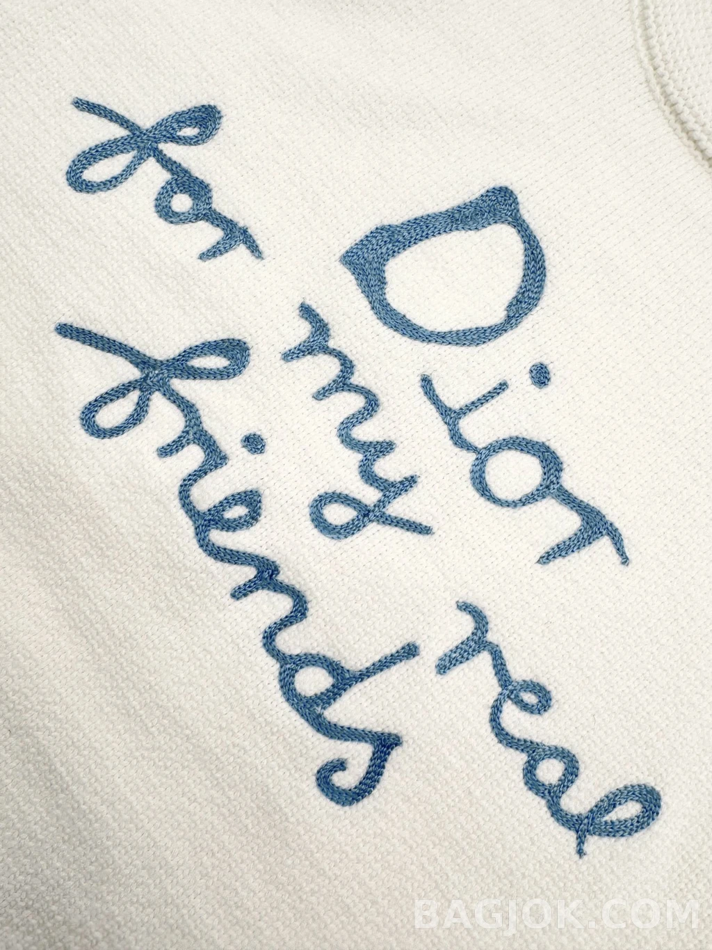 디올 디올 슬로건 니트 상세 이미지
