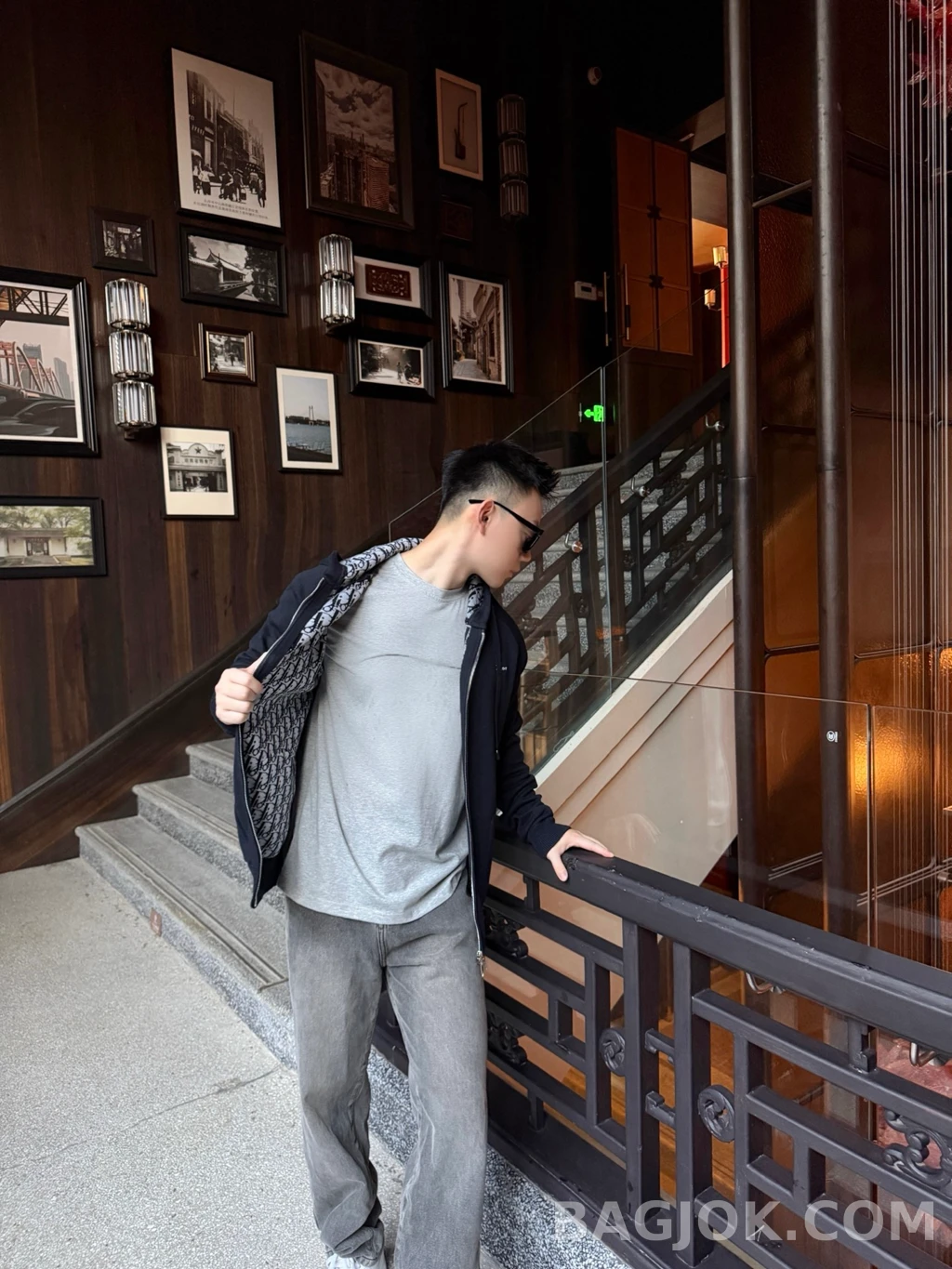 디올 디올 오블리크 후드 집업 상세 이미지