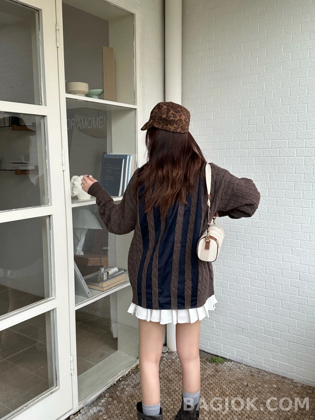 로에베 로에베 니트 콤비 셔츠 상세 이미지