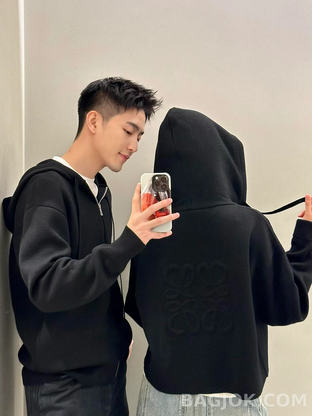로에베 로에베 백로고 후드 집업 상세 이미지
