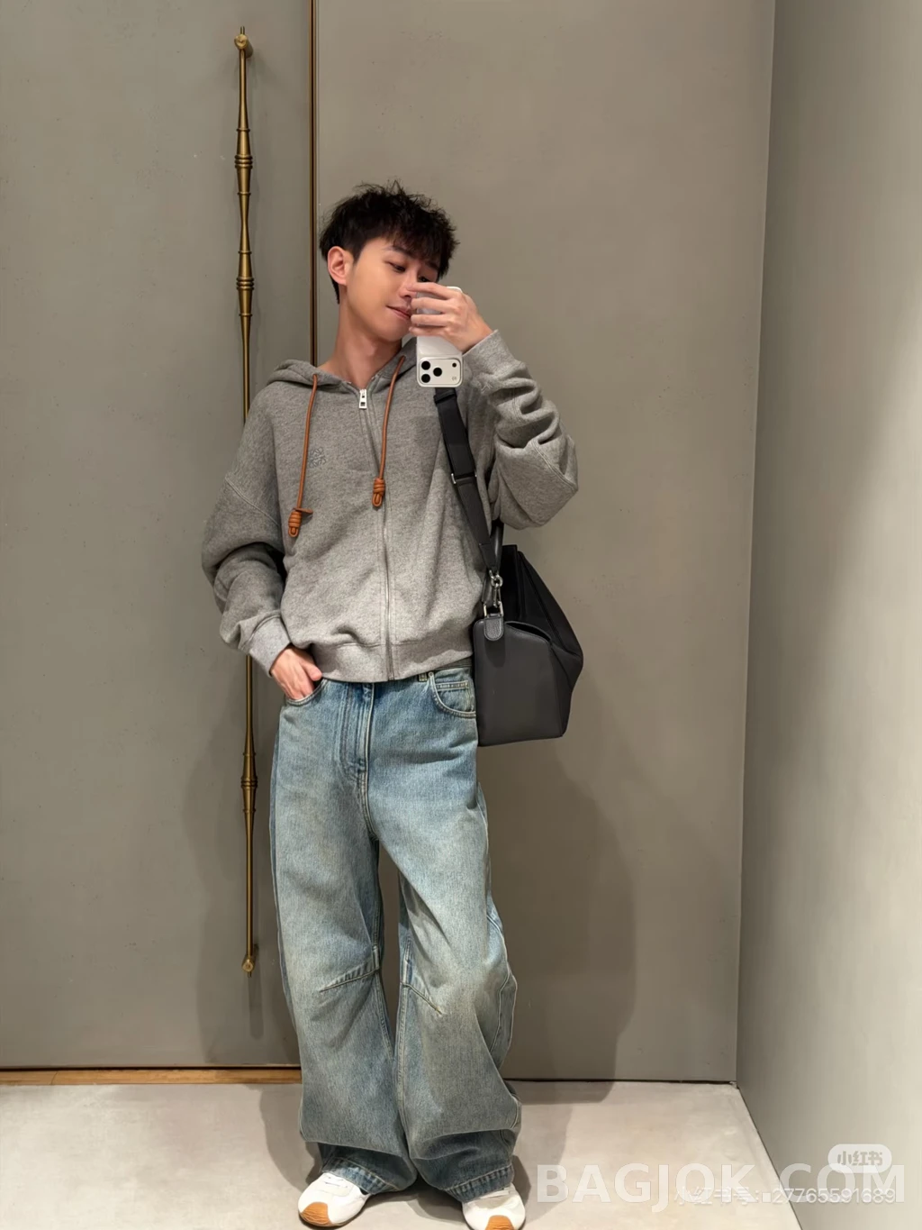 로에베 로에베 아나그램 후드 집업 상세 이미지