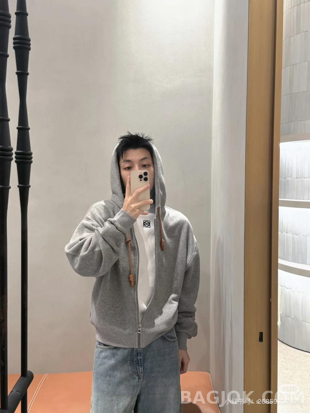 로에베 로에베 아나그램 후드 집업 상세 이미지