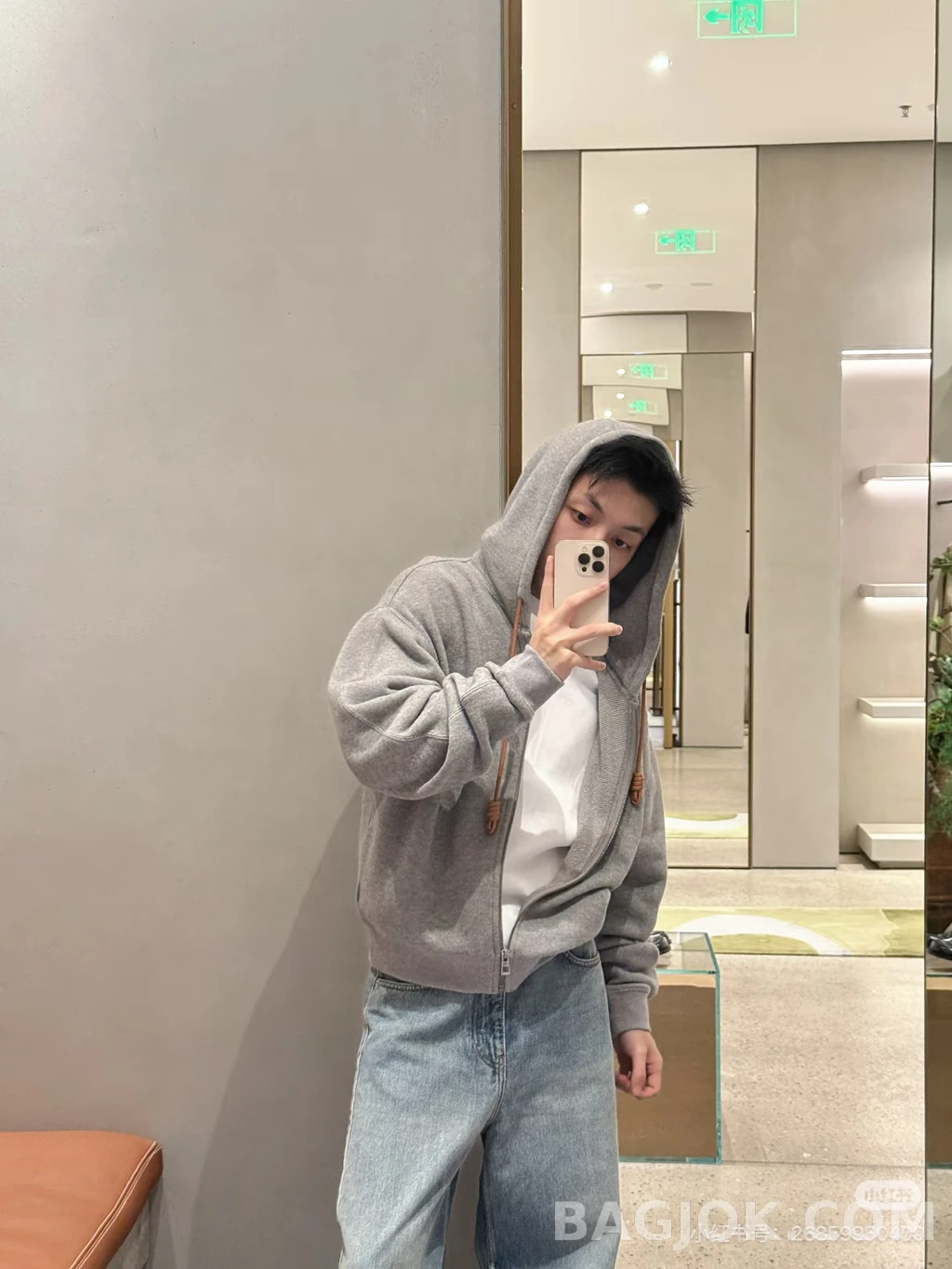 로에베 로에베 아나그램 후드 집업 상세 이미지