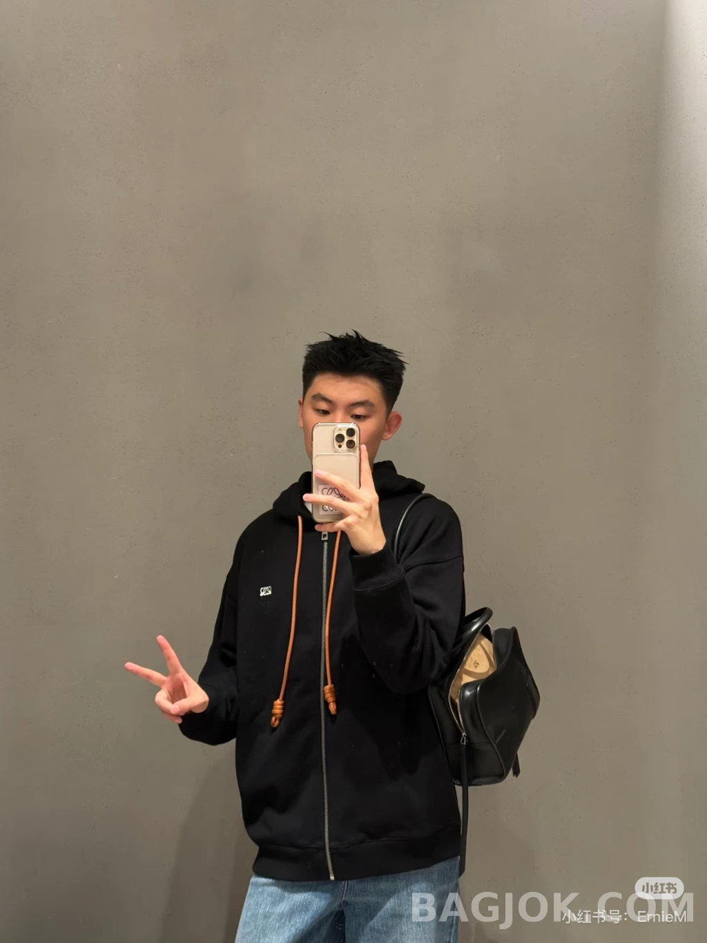로에베 로에베 아나그램 후드 집업 상세 이미지