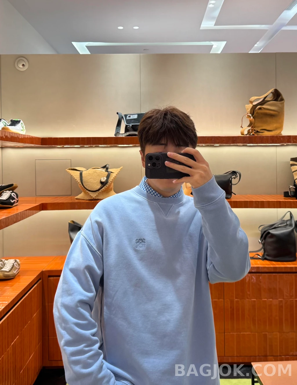 로에베 로에베 워싱 맨투맨 상세 이미지