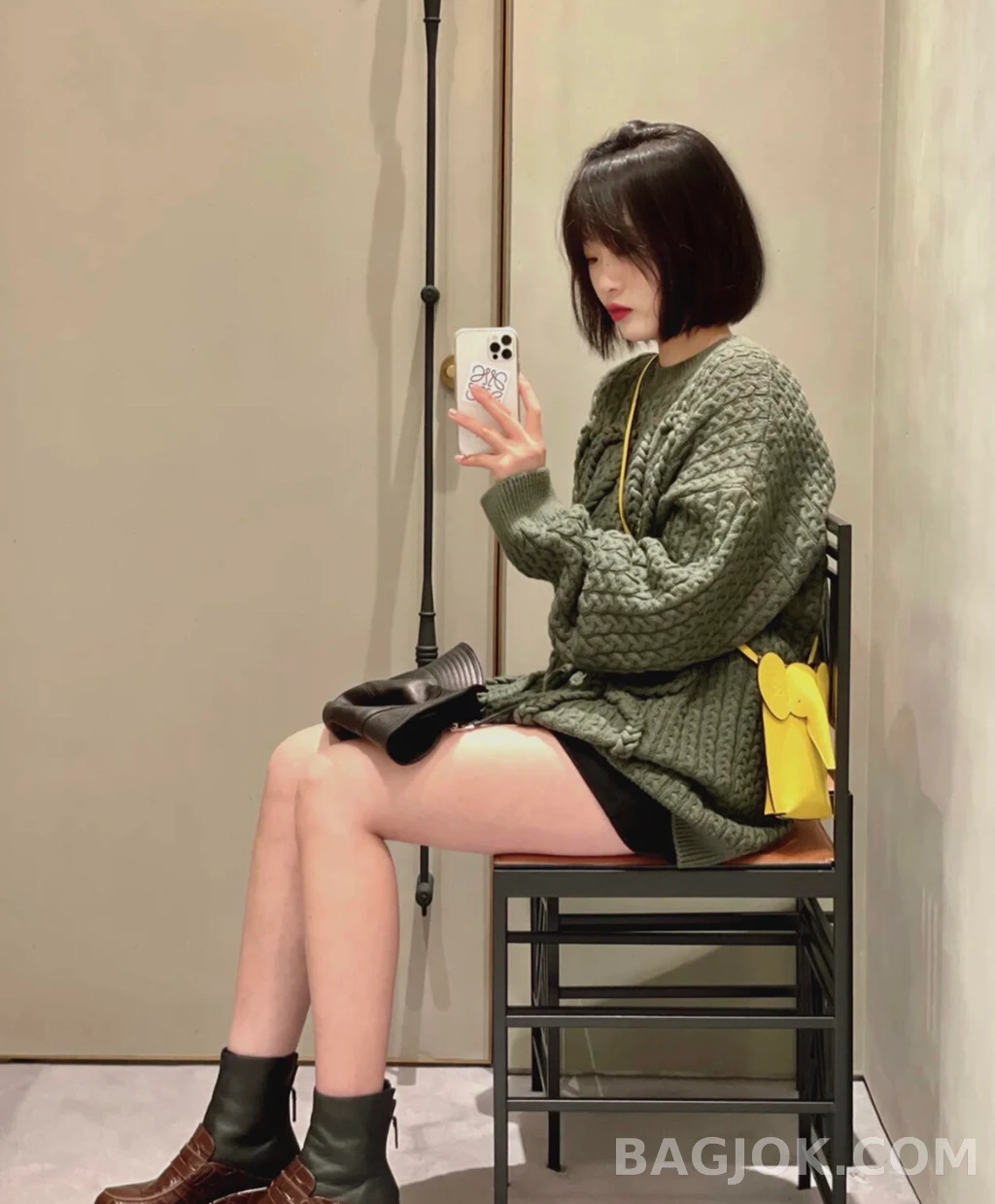 로에베 로에베 케이블 아나그램 니트 상세 이미지