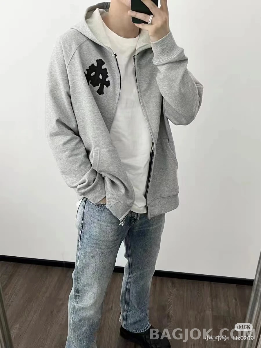 크롬하츠 크롬하츠 트리플 크로스 후드 집업 상세 이미지
