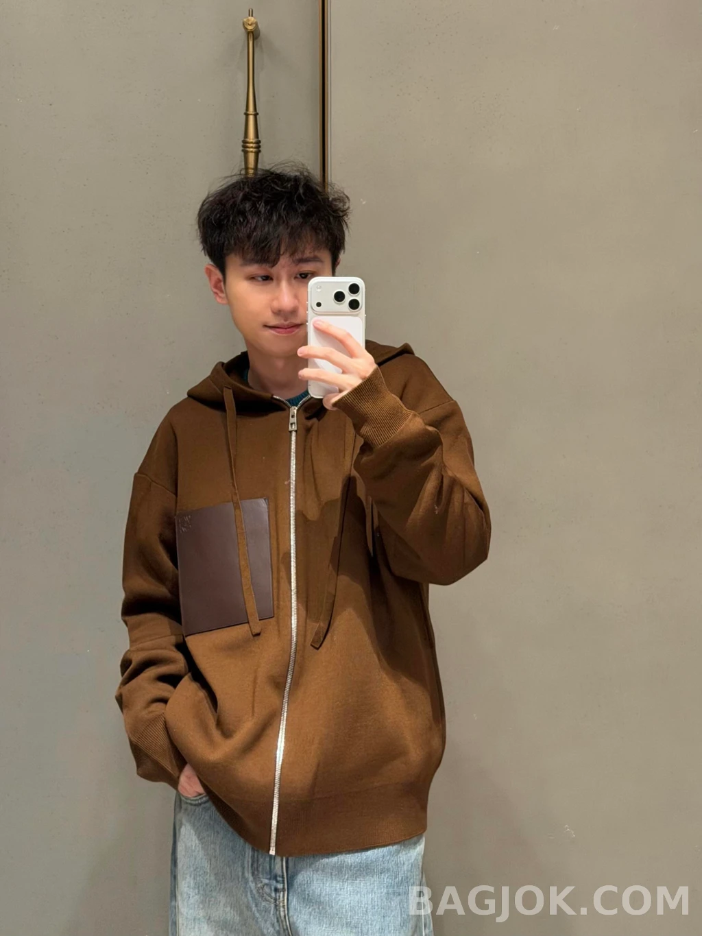 로에베 로에베 포켓 후드 집업 상세 이미지