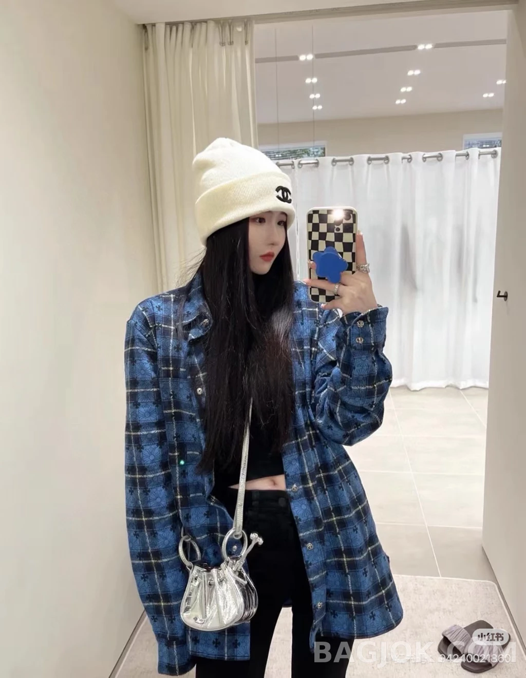 크롬하츠 크롬하츠 타탄 체크 셔츠 상세 이미지