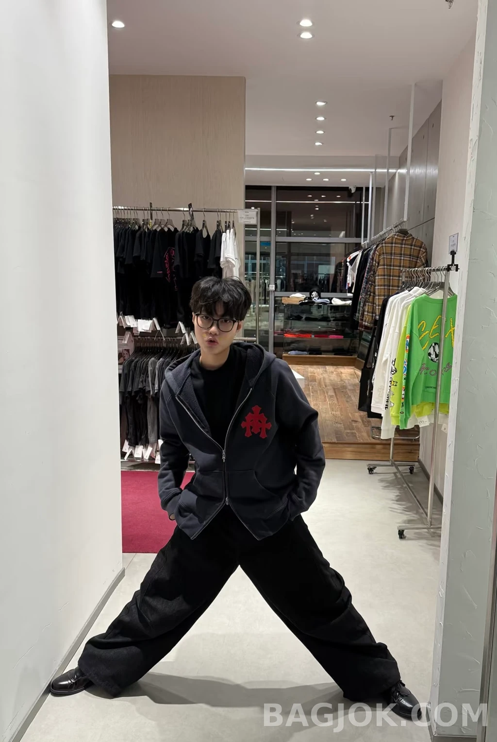 크롬하츠 크롬하츠 크로스 후드 집업 상세 이미지