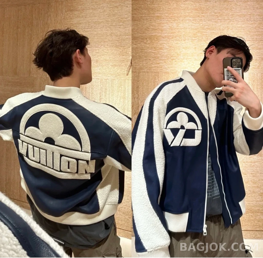 루이비통 루이비통 레더 셰르파 재킷 상세 이미지