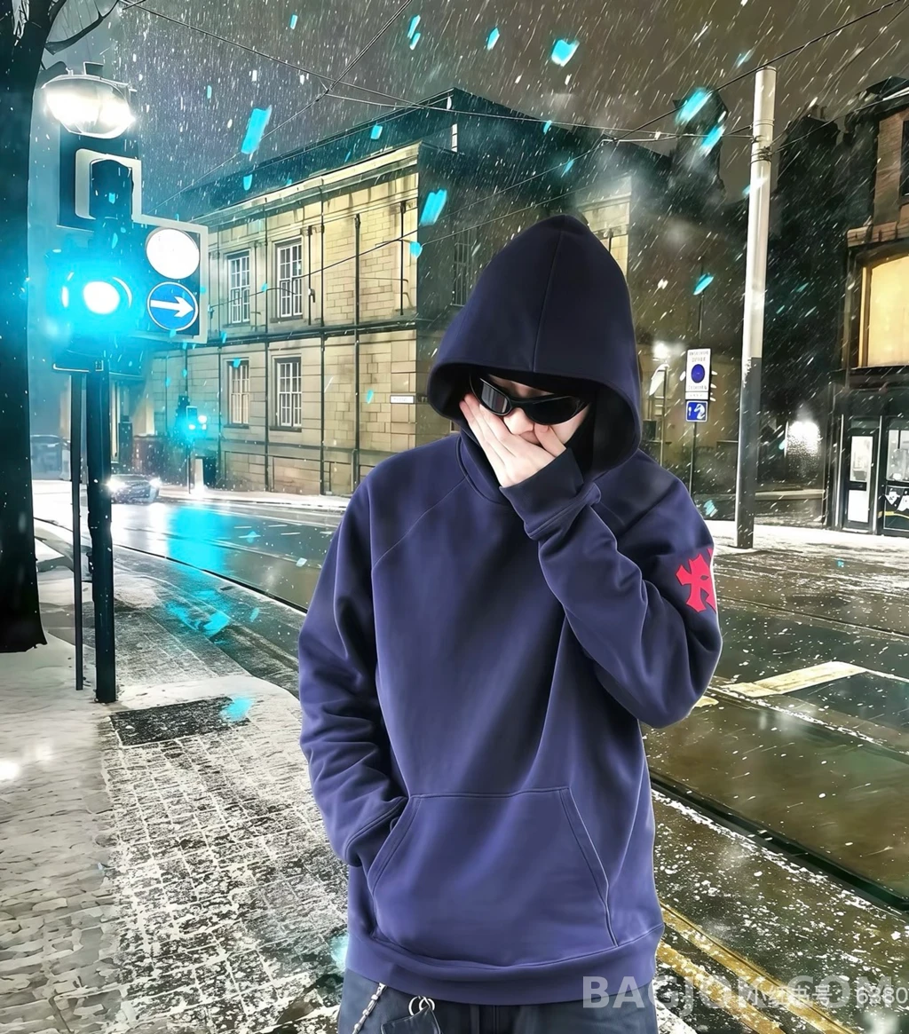 크롬하츠 크롬하츠 슬리브 크로스 후드티 상세 이미지