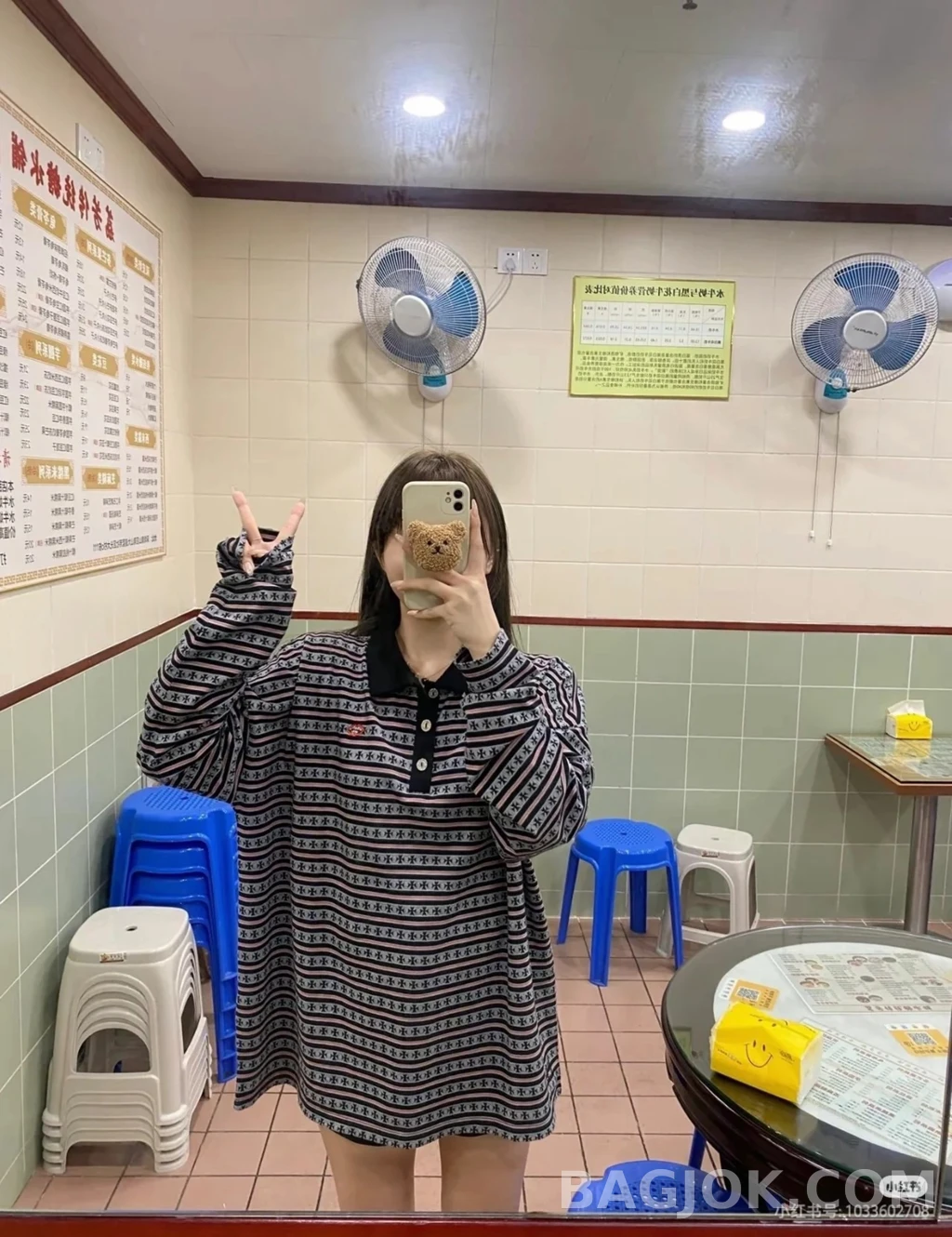 크롬하츠 크롬하츠 롱슬리브 폴로 상세 이미지