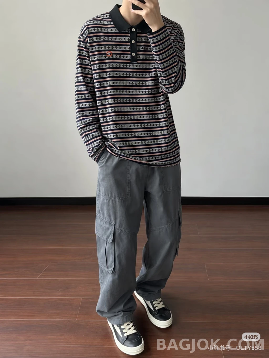 크롬하츠 크롬하츠 롱슬리브 폴로 상세 이미지