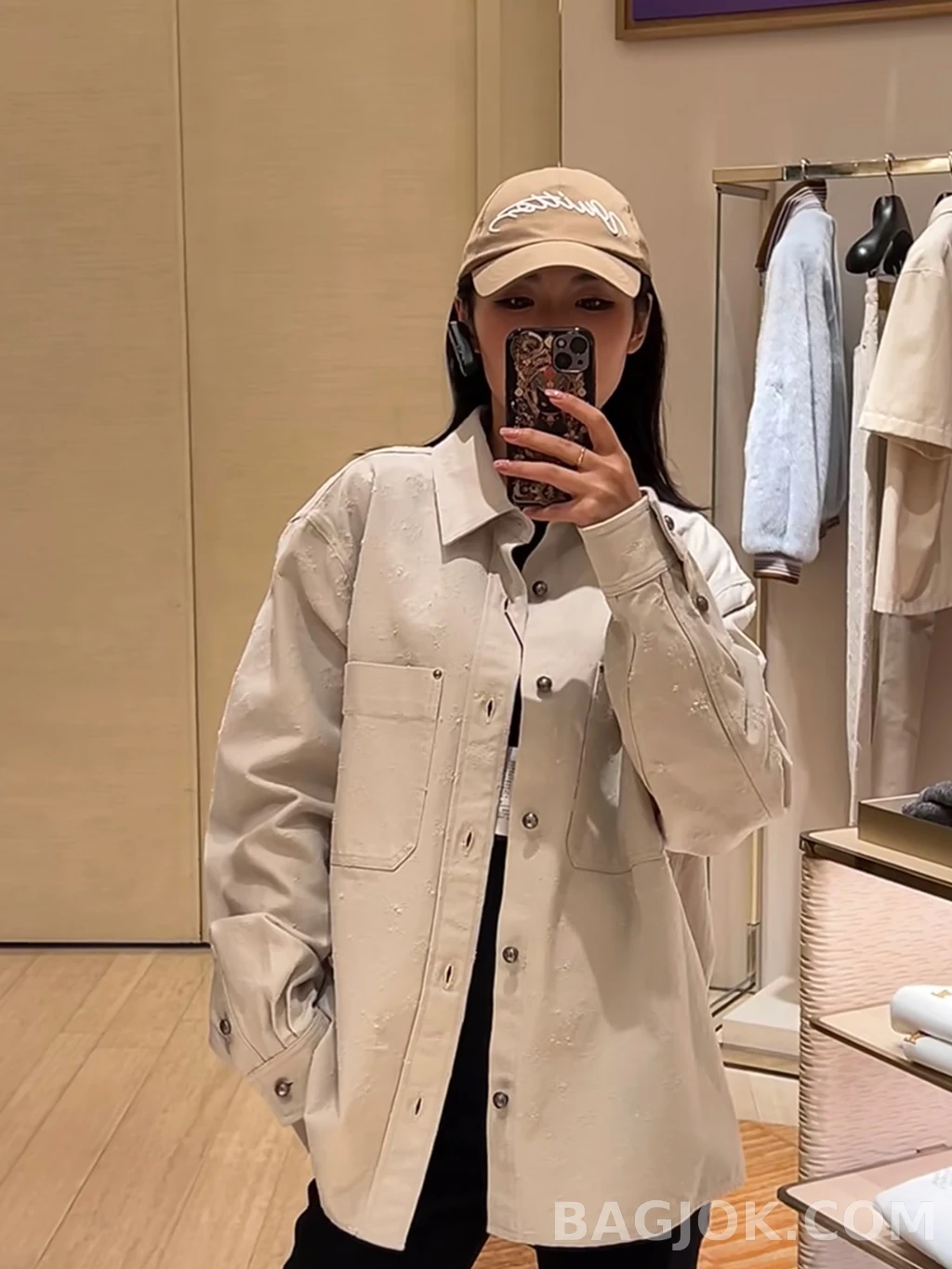 루이비통 루이비통 모노그램 데님 셔츠 상세 이미지