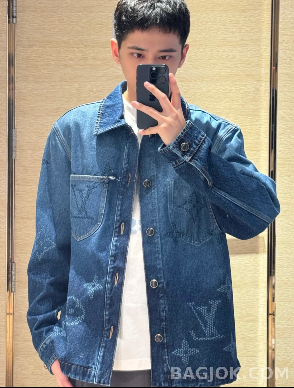 루이비통 루이비통 모노그램 데님 자켓 상세 이미지