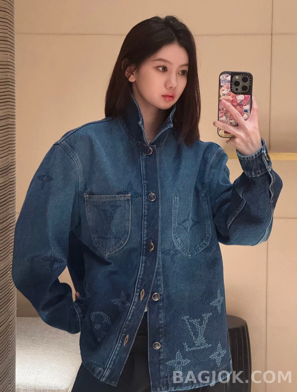 루이비통 루이비통 모노그램 데님 자켓 상세 이미지