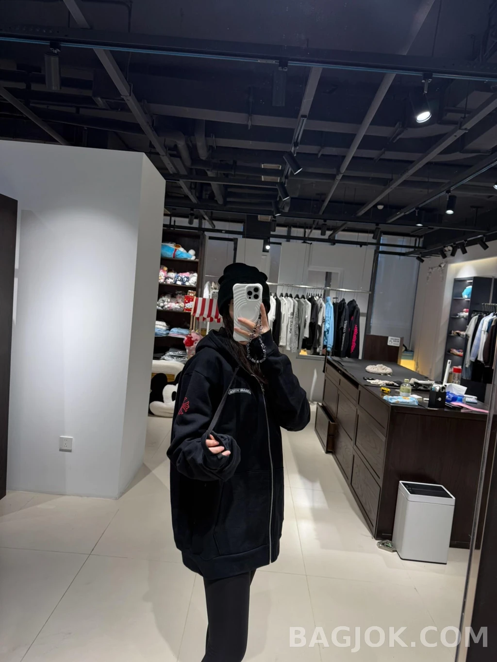 null 크롬하츠 로고 후드 집업 상세 이미지