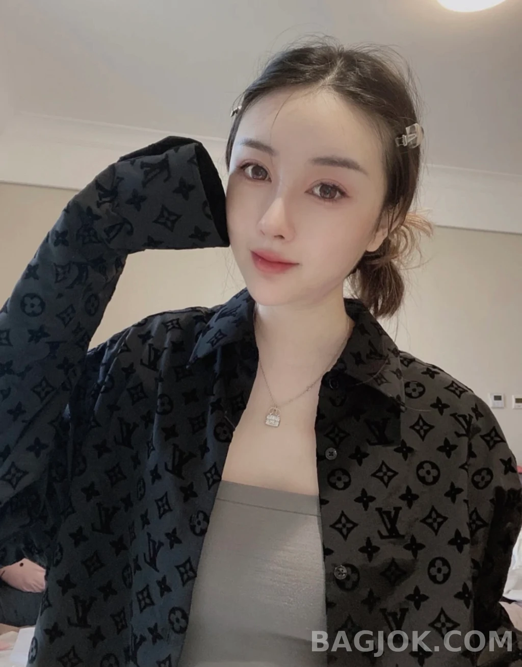 루이비통 루이비통 모노그램 셔츠 상세 이미지
