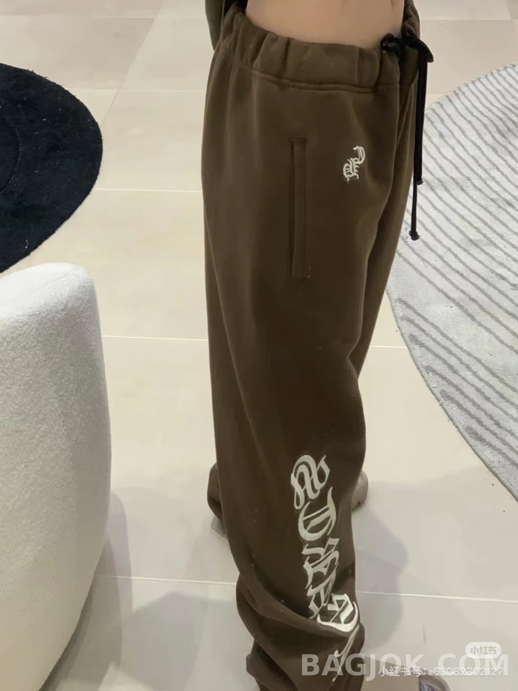 크롬하츠 크롬하츠 고딕 레터링 팬츠 상세 이미지