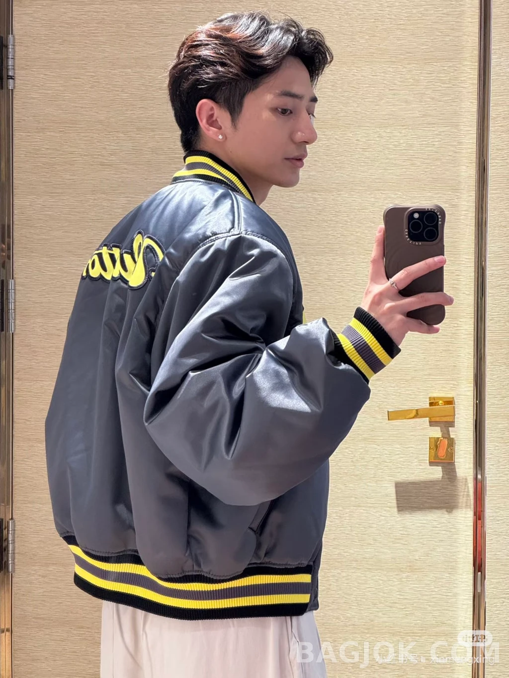 루이비통 루이비통 새틴 바시티 재킷 상세 이미지