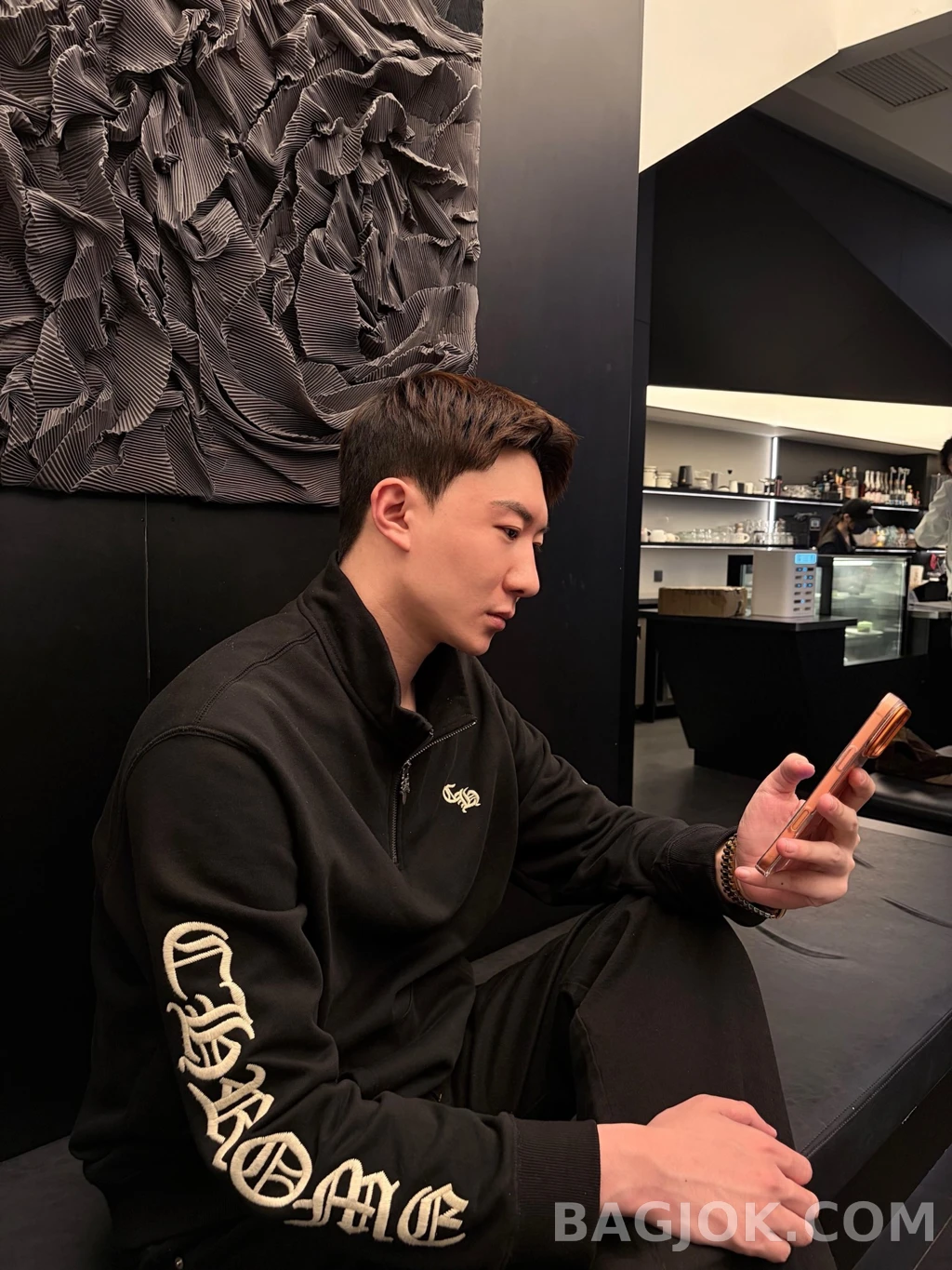 크롬하츠 크롬하츠 CH 하프집업 맨투맨 상세 이미지