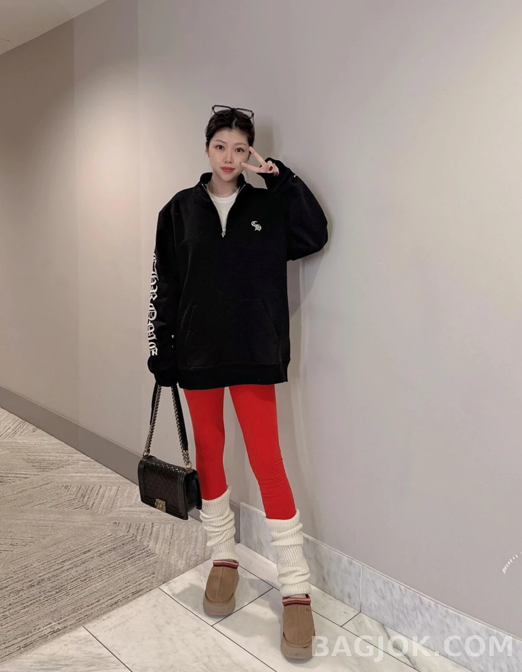 크롬하츠 크롬하츠 CH 하프집업 맨투맨 상세 이미지