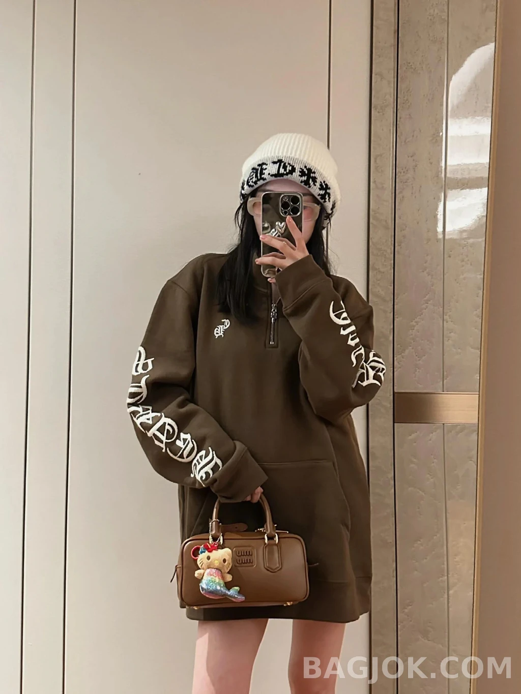 null 크롬하츠 CH 하프집업 맨투맨 상세 이미지