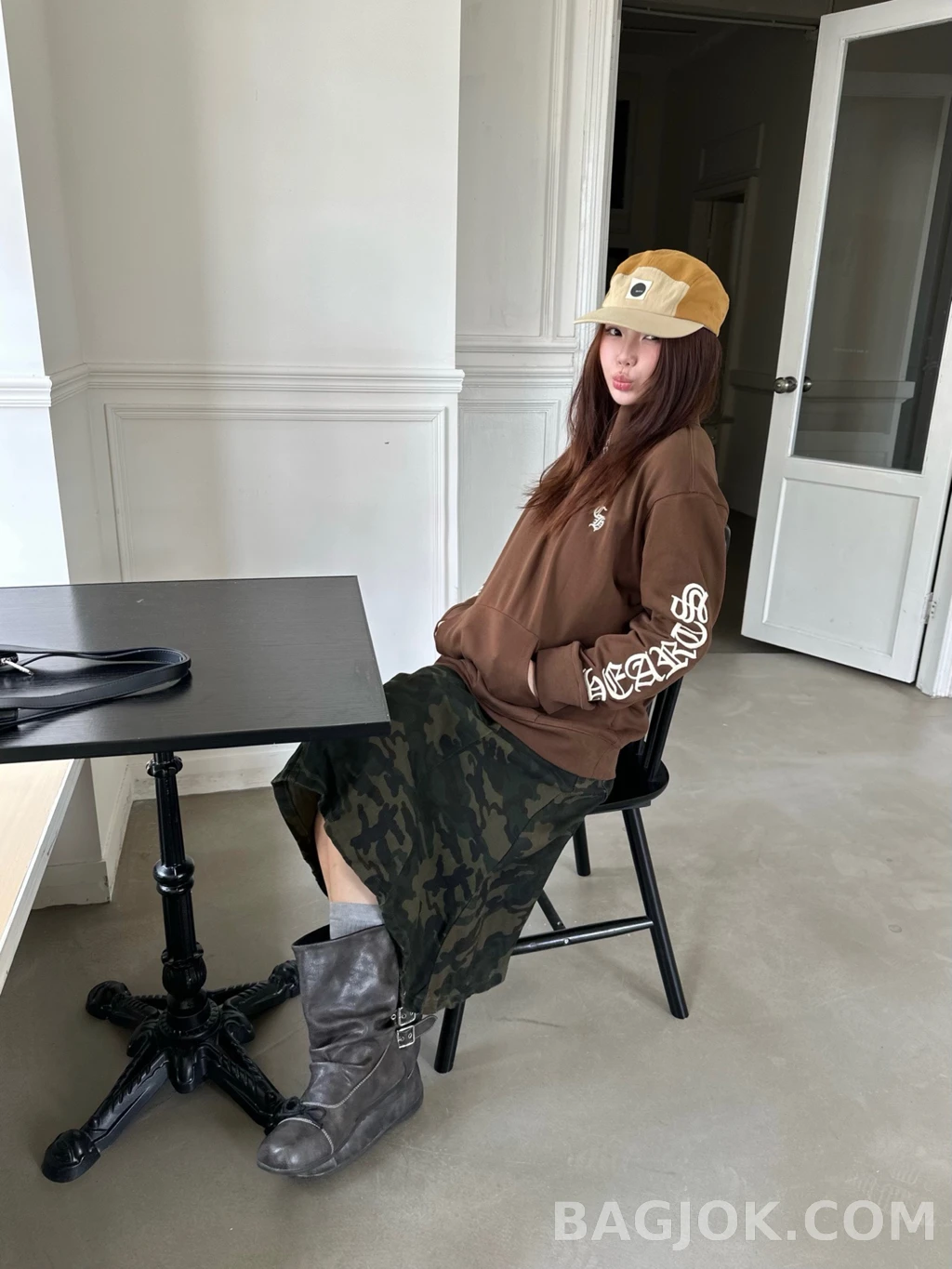 null 크롬하츠 CH 하프집업 맨투맨 상세 이미지