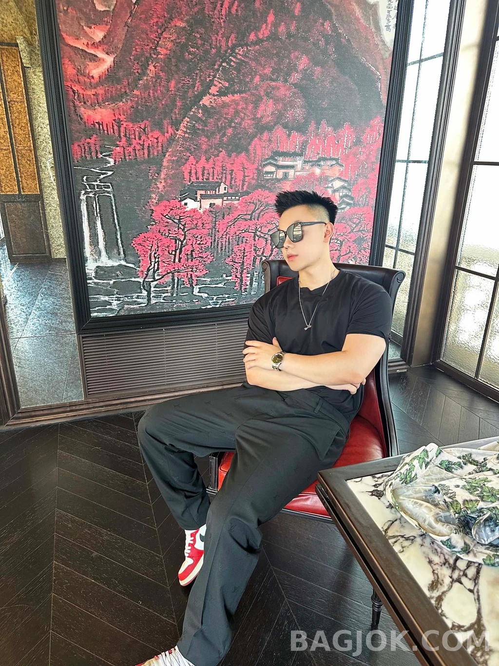 루이비통 루이비통 톤온톤 모노그램 팬츠 상세 이미지