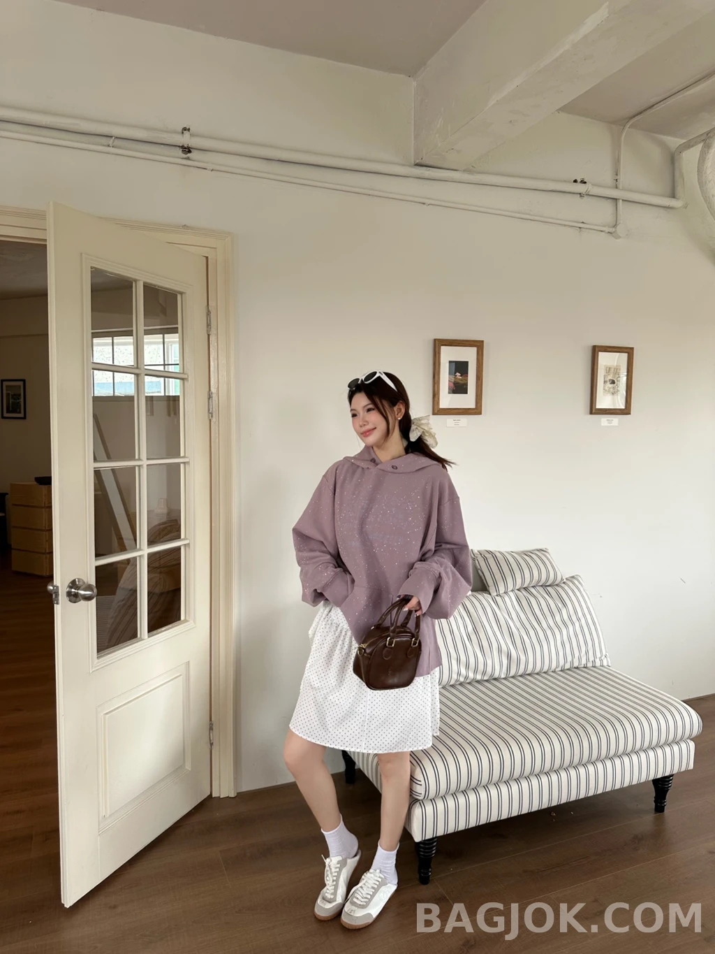 메종 마르지엘라 메종마르지엘라 페인트 스플래터 후드 상세 이미지