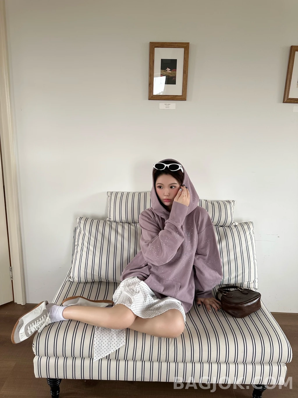 메종 마르지엘라 메종마르지엘라 페인트 스플래터 후드 상세 이미지