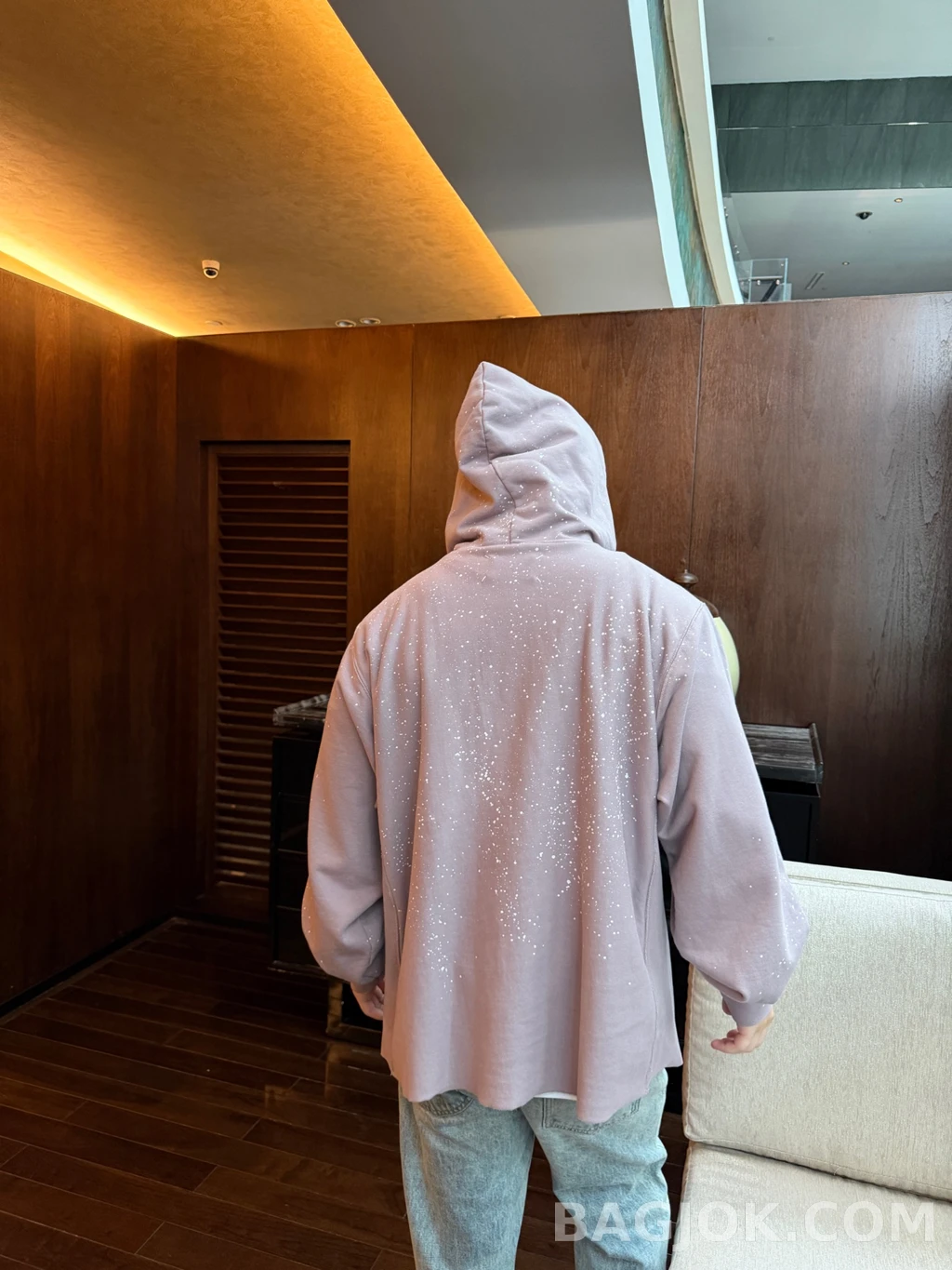 메종 마르지엘라 메종마르지엘라 페인트 스플래터 후드 상세 이미지