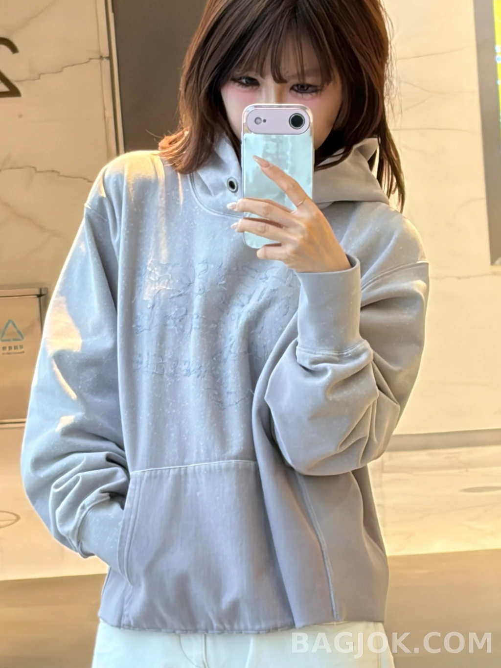 메종 마르지엘라 메종마르지엘라 페인트 스플래터 후드 상세 이미지