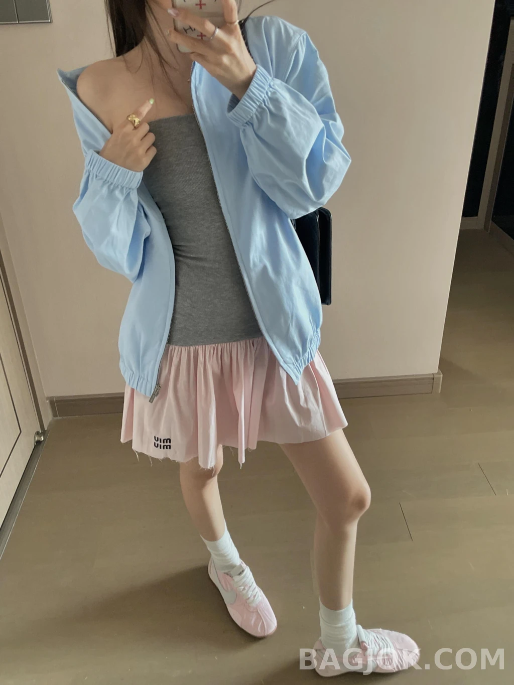 미우미우 미우미우 해링턴 재킷 상세 이미지