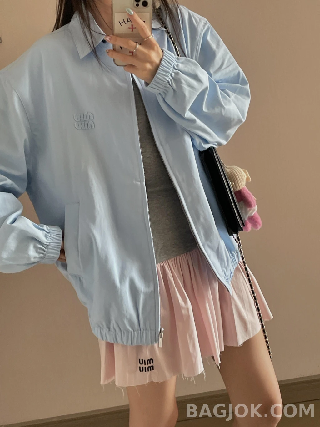 미우미우 미우미우 해링턴 재킷 상세 이미지
