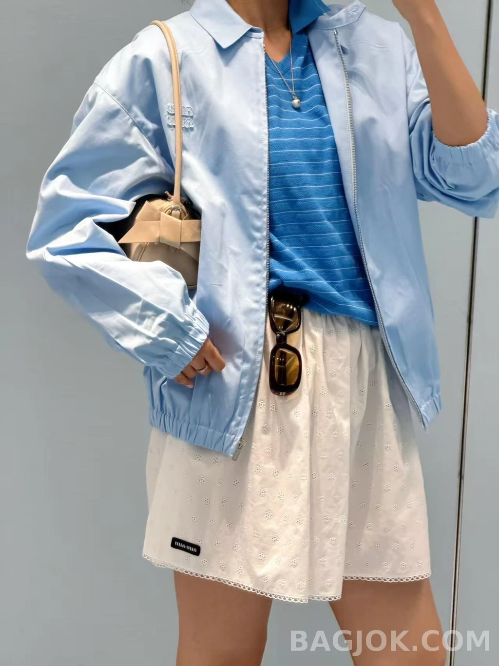 미우미우 미우미우 해링턴 재킷 상세 이미지