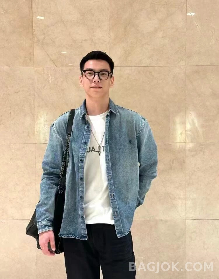생로랑 생로랑 데님 셔츠 상세 이미지
