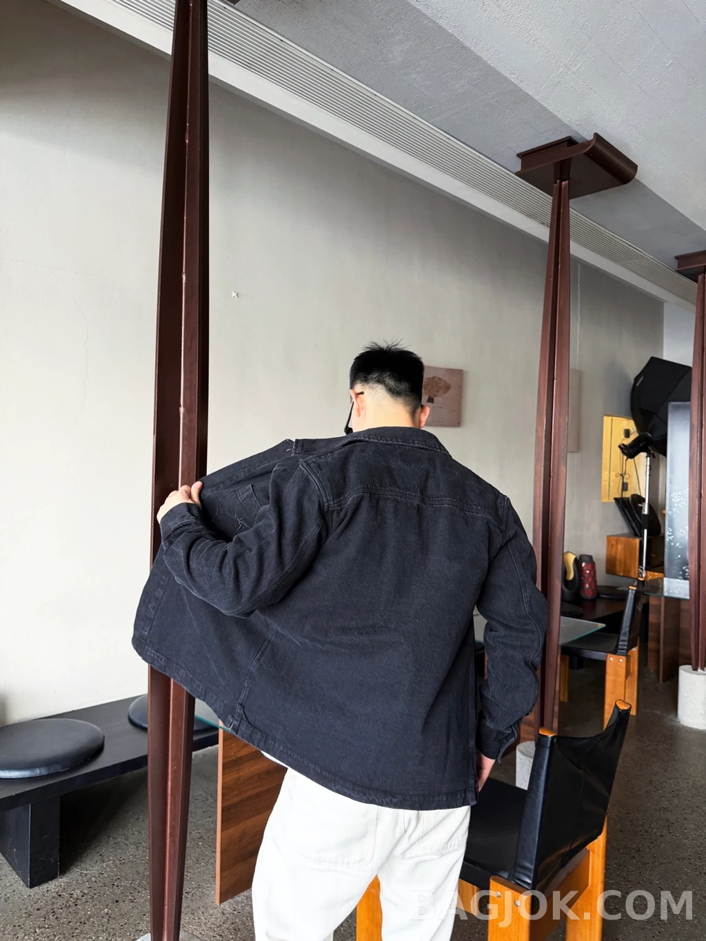 생로랑 생로랑 카상드르 데님 셔츠 상세 이미지