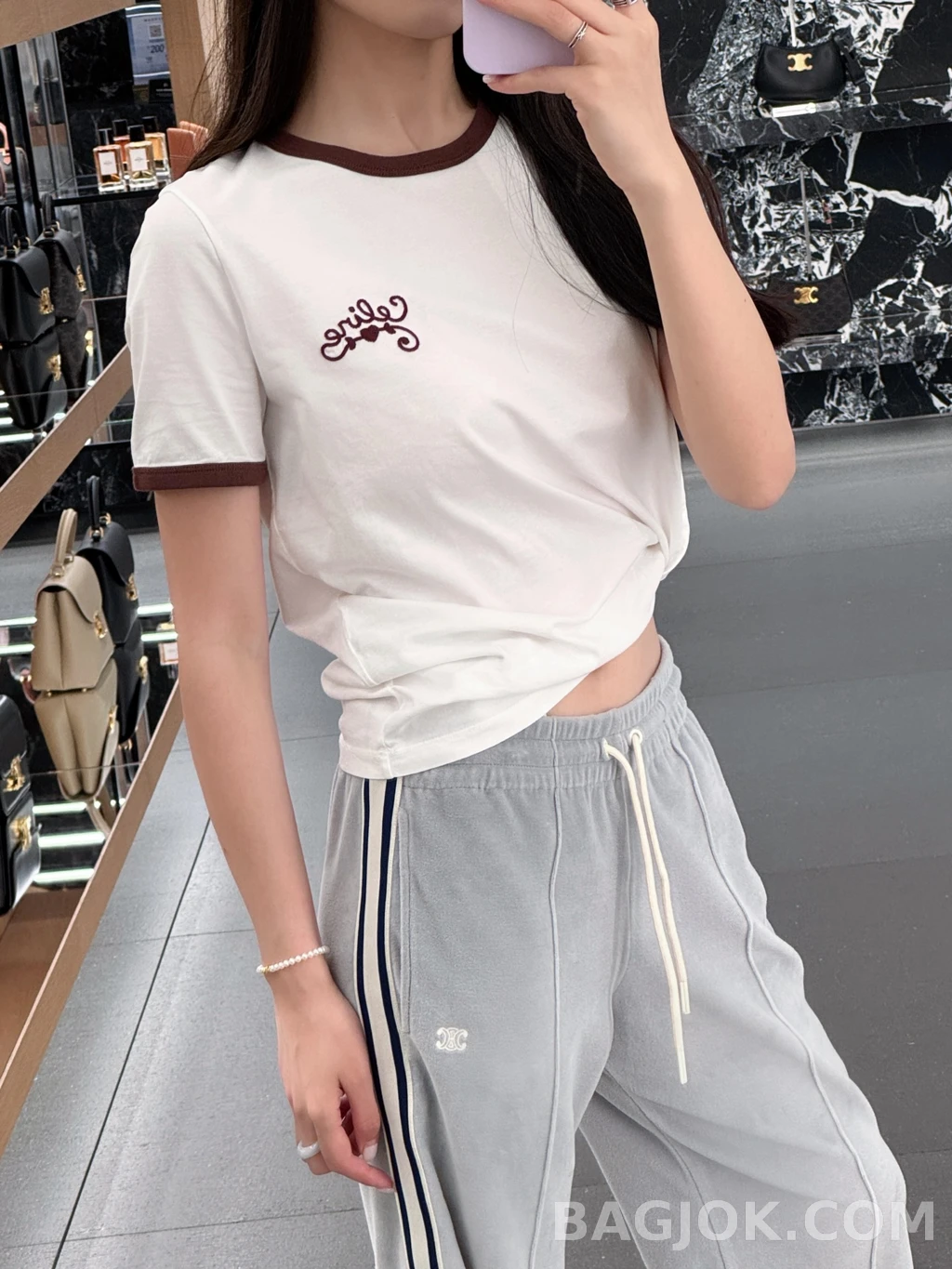 셀린느 셀린느 핀턱 스웻팬츠 상세 이미지