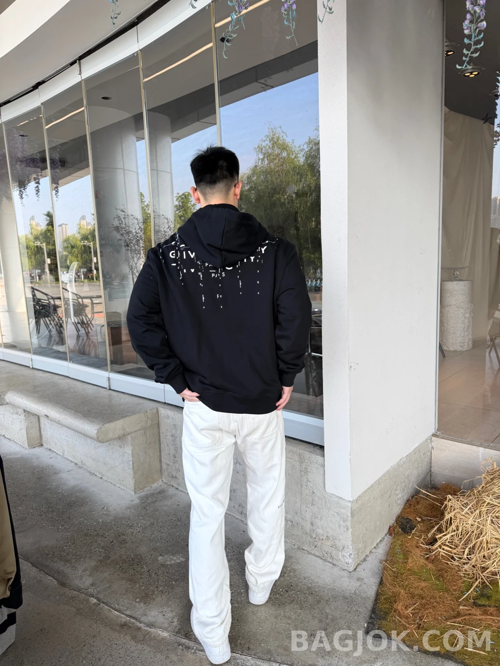 지방시 지방시 글리치 로고 후드 집업 상세 이미지