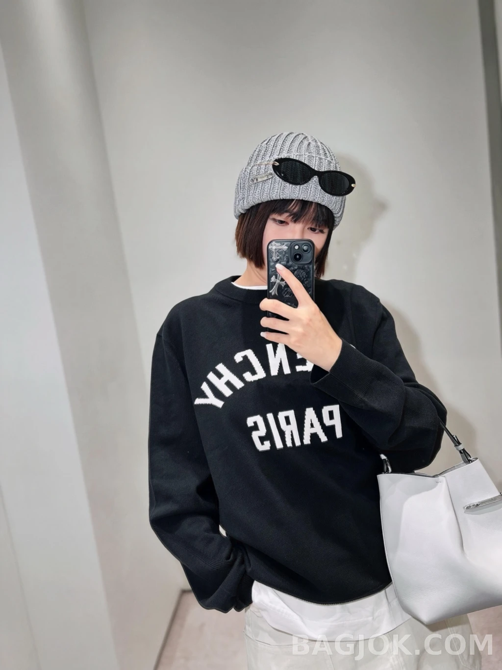 지방시 지방시 파리 로고 니트 상세 이미지