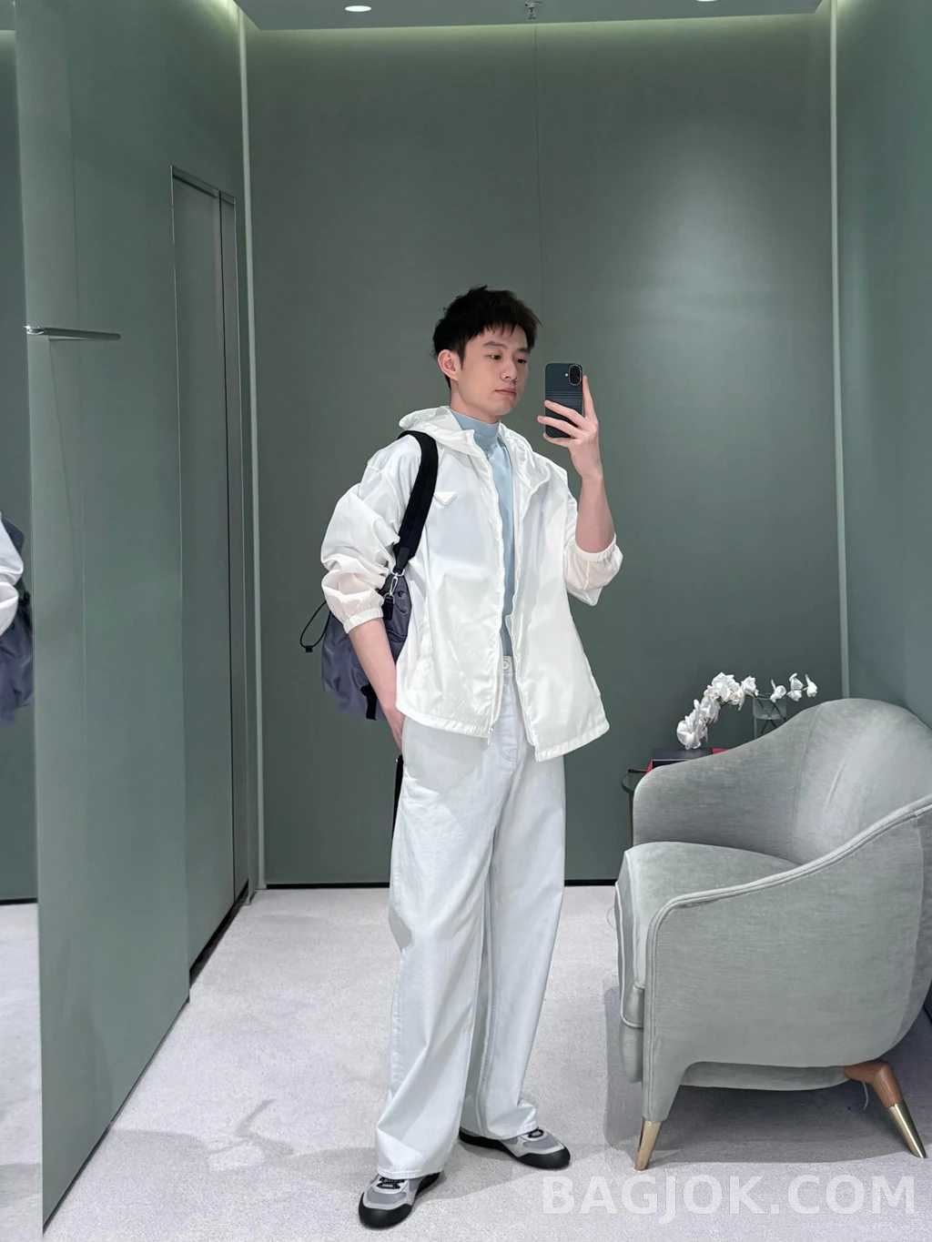 프라다 프라다 윈드브레이커 상세 이미지