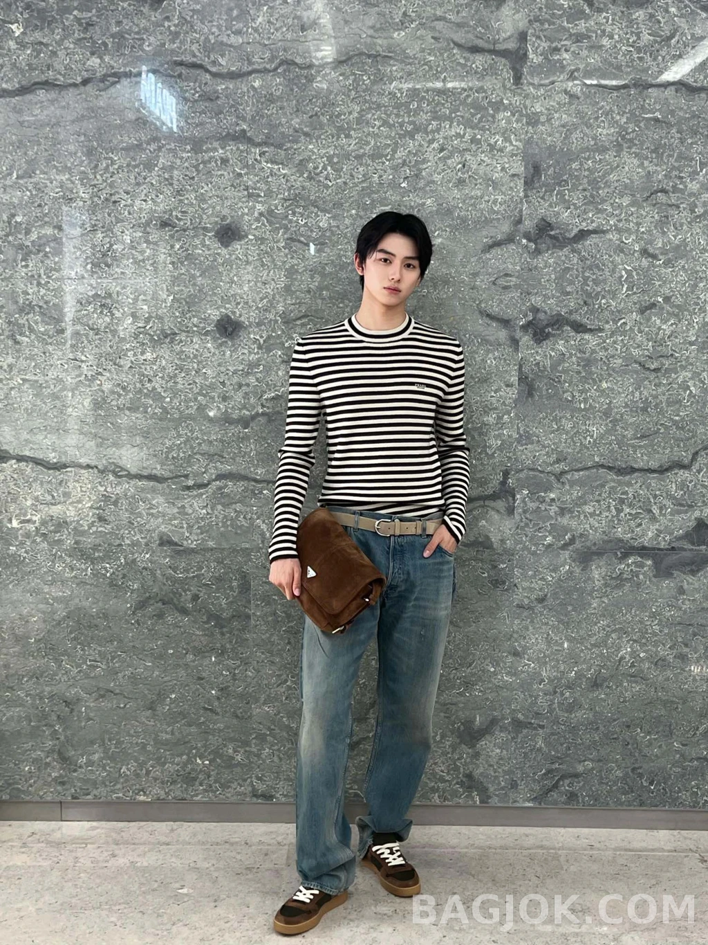 프라다 프라다 보더 니트 상세 이미지